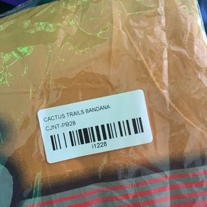 Cactus Trails Yellow Bandana